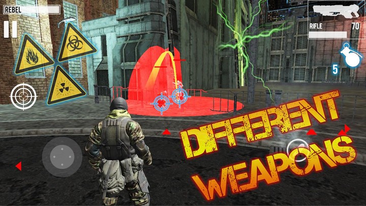 Cyber Force Strike: Shooting Games 3D screenshot image 11_Popularmodapk.com