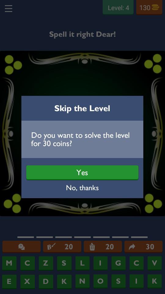 Spell It Right Dear! screenshot image 5_Popularmodapk.com