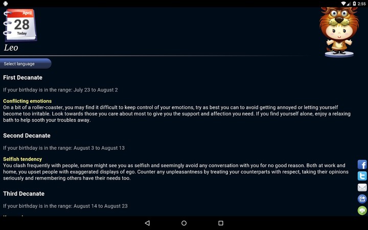 Tử vi - Horoscope screenshot image 9_Popularmodapk.com