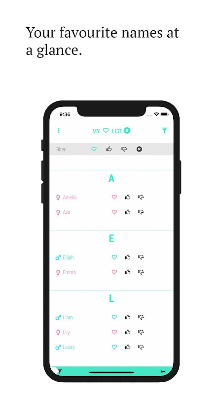 Baby Names / First Names 2022 screenshot image 8_Popularmodapk.com