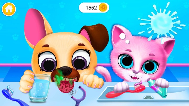 Kiki & Fifi Pet Friends - Virtual Cat & Dog Care screenshot image 2_Popularmodapk.com