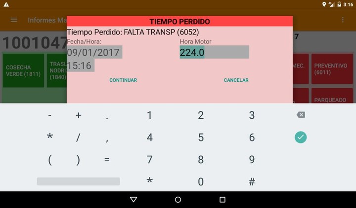 Informes Maquinaria screenshot image 12_Popularmodapk.com