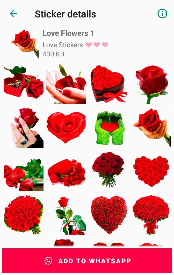 Romantic Love Stickers For Wha screenshot image 4_Popularmodapk.com