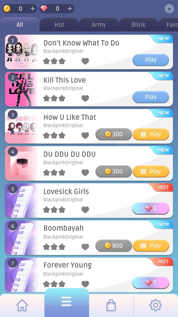 Blink Piano: Kpop Magic Tiles! screenshot image 1_Popularmodapk.com