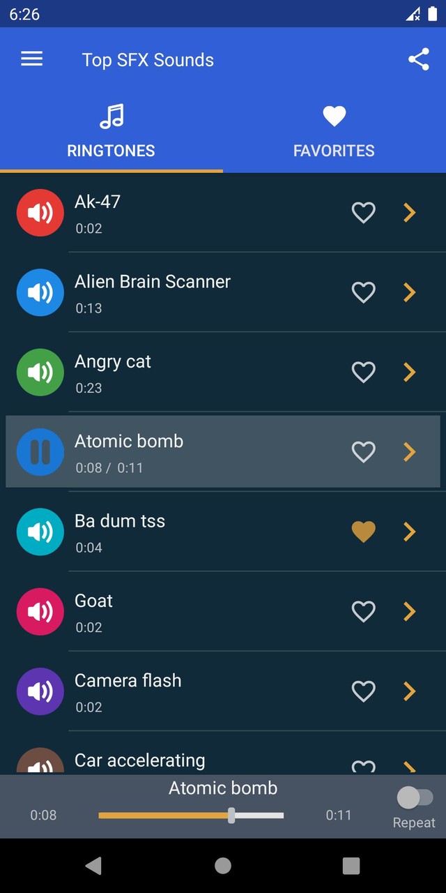 Sound effects screenshot image 1_Popularmodapk.com
