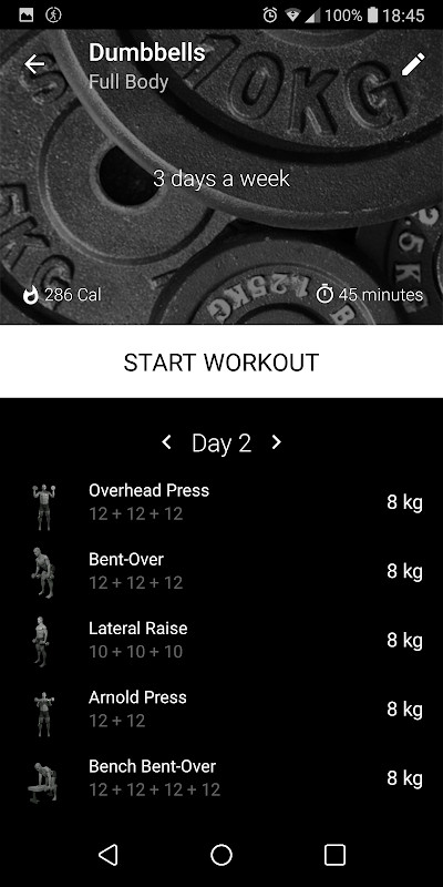 Dumbbell Home Workout screenshot image 4_Popularmodapk.com