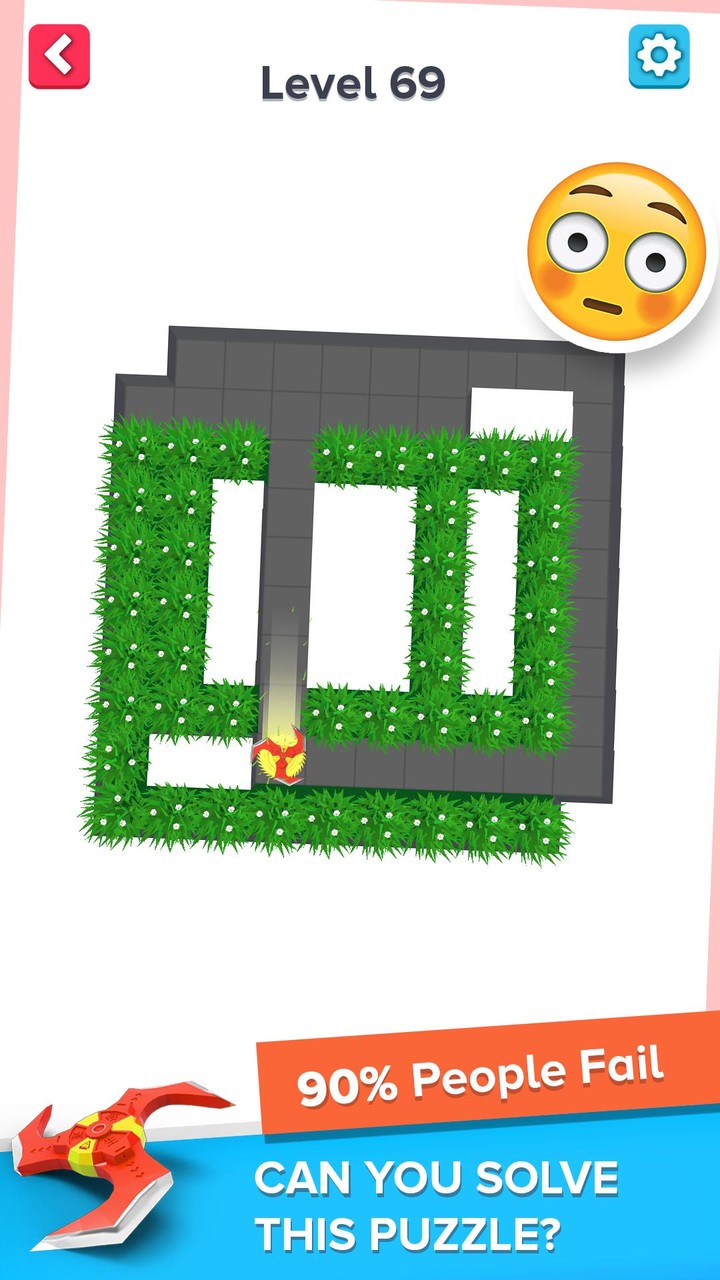 Grass Cut Master Relaxing Game screenshot image 1_Popularmodapk.com