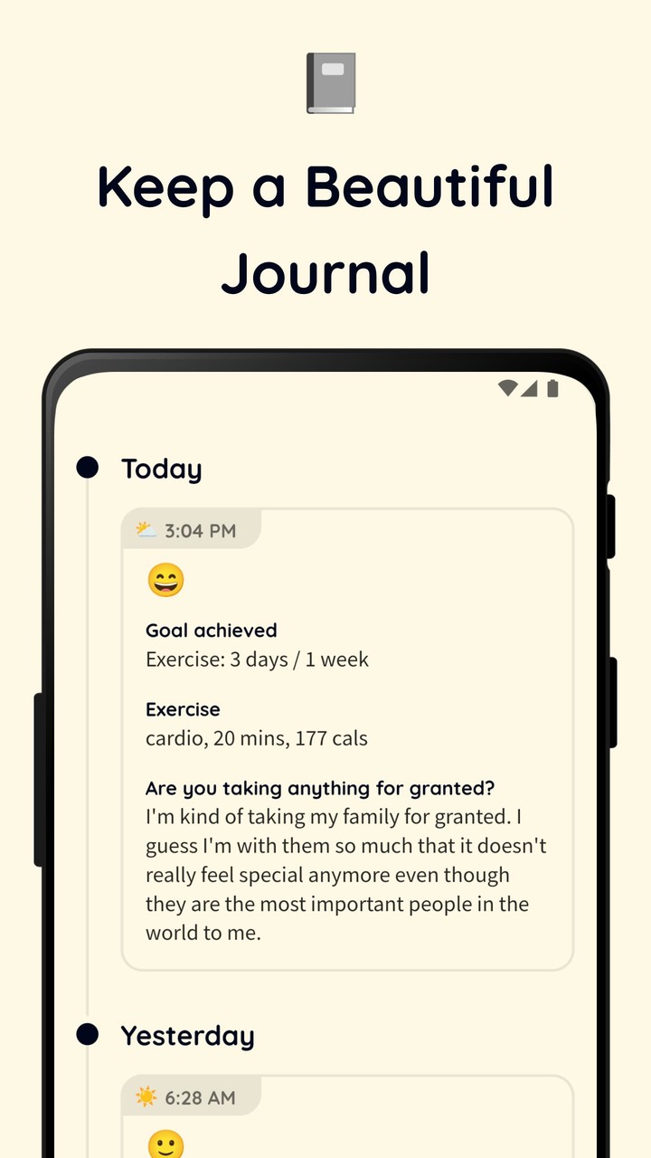 Daywell: Mood, Journal & Goals screenshot image 7_Popularmodapk.com
