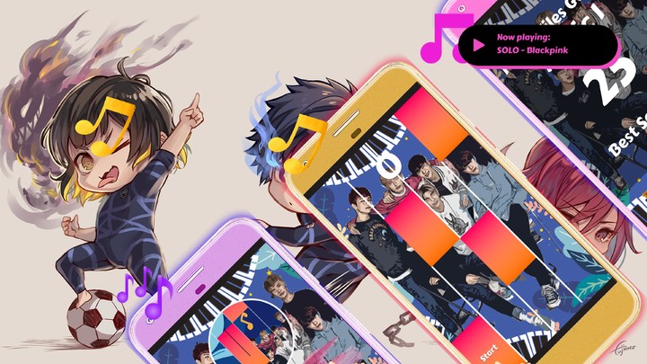 Game Blue Lock - Piano Tiles screenshot image 3_Popularmodapk.com