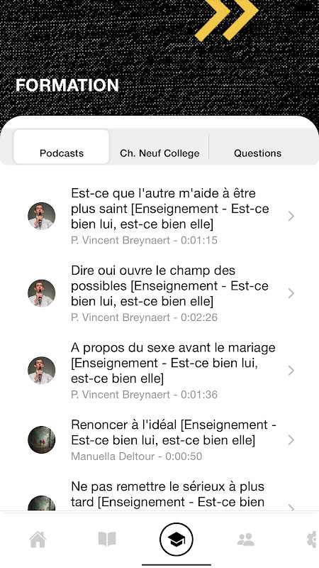Next Step - Communauté du Chemin Neuf screenshot image 2_Popularmodapk.com