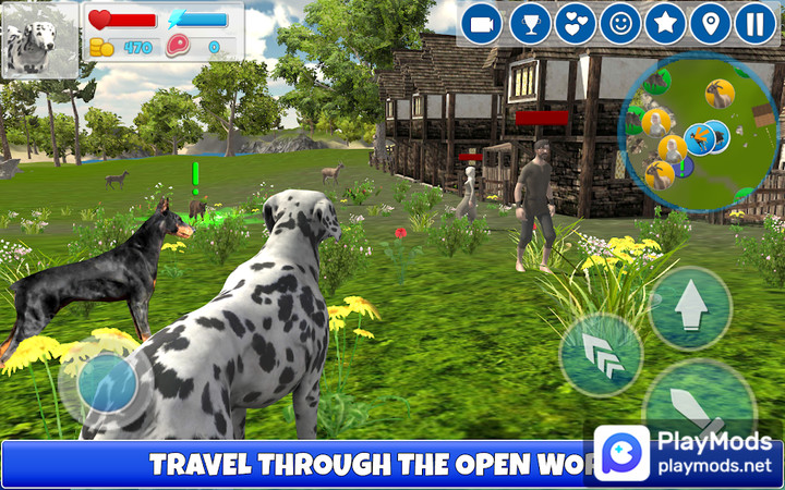 Dog Simulator 3D(MOD) screenshot image 1_Popularmodapk.com