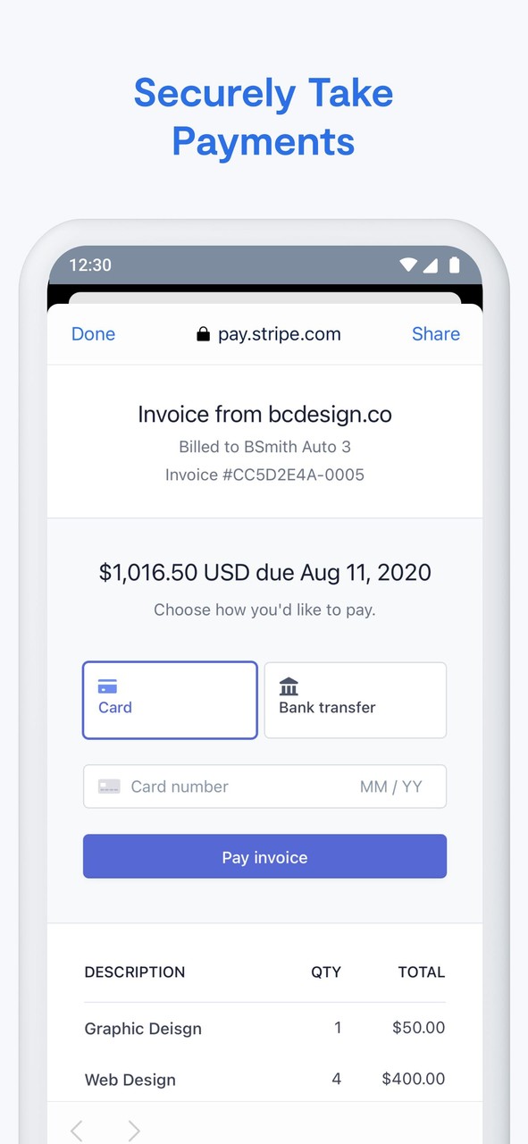 Paidly - Stripe Invoice Maker screenshot image 2_Popularmodapk.com