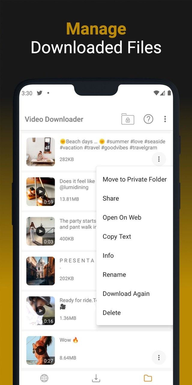 Video Downloader - Download Videos & Vidio Saver screenshot image 7_Popularmodapk.com
