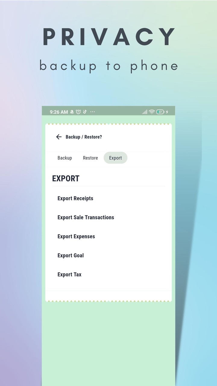 Instant Receipt screenshot image 2_Popularmodapk.com