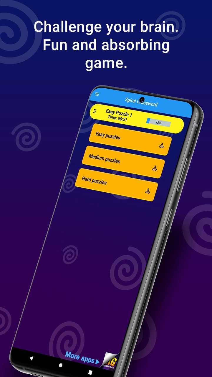 Spiral Crossword screenshot image 2_Popularmodapk.com