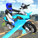 Flying Motorbike Simulator(Large gold coins)1.25_Popularmodapk.com