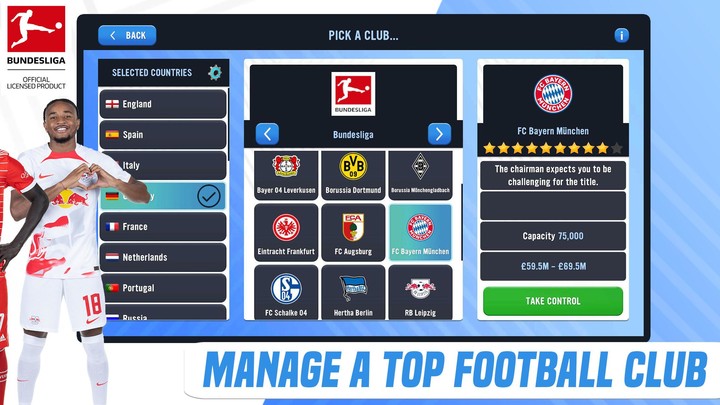 Soccer Manager 2023 - Football screenshot image 2_Popularmodapk.com