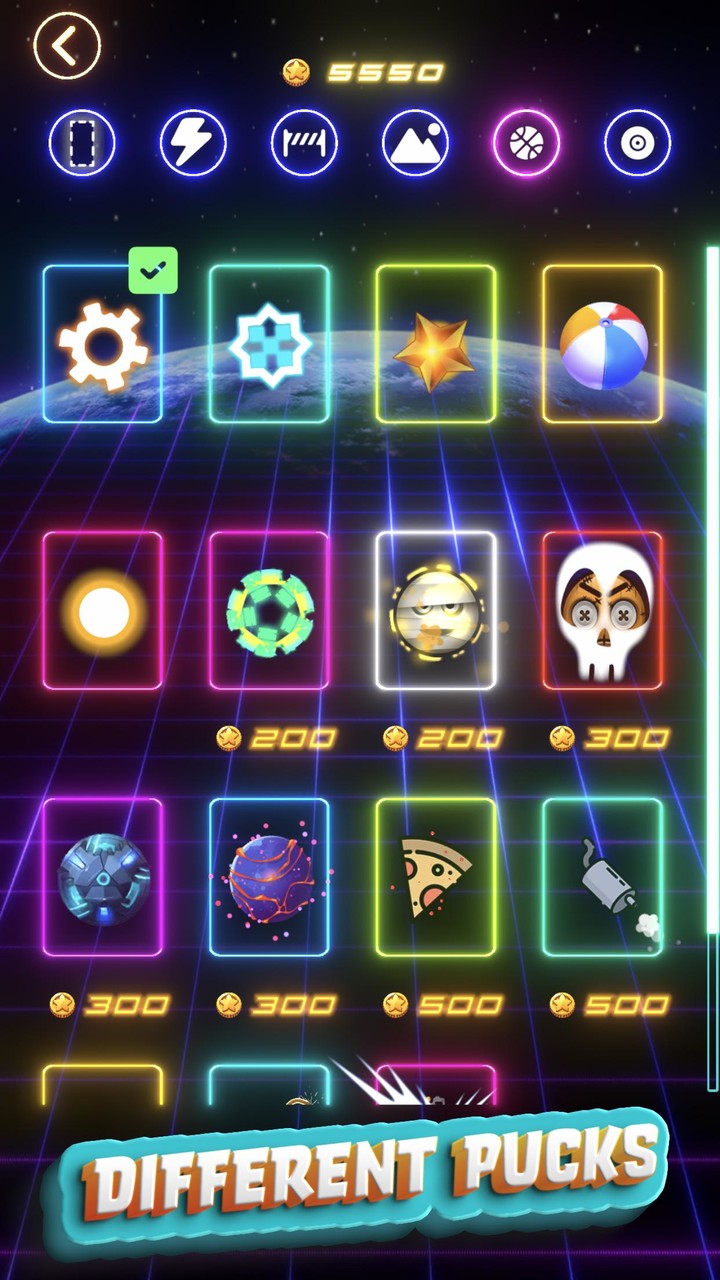 Air Hockey Glow HD Ultimate 2D screenshot image 5_Popularmodapk.com