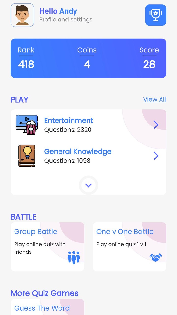 Quiz Party - Trivia Challenge screenshot image 1_Popularmodapk.com