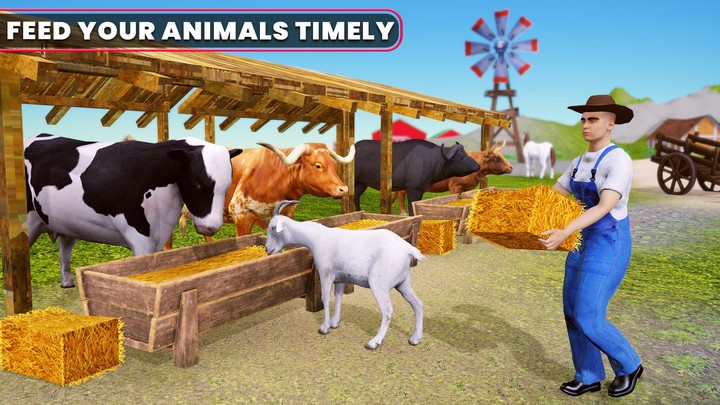 Village Animal Farm Simulator screenshot image 1_Popularmodapk.com