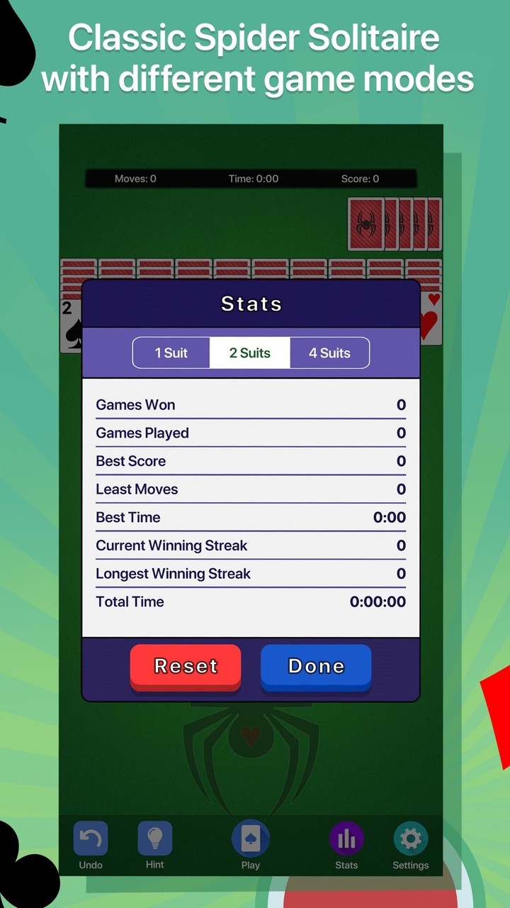 Spider Solitaire screenshot image 2_Popularmodapk.com