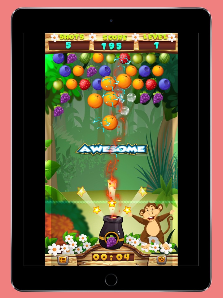 Fruits Shooter Pop screenshot image 3_Popularmodapk.com