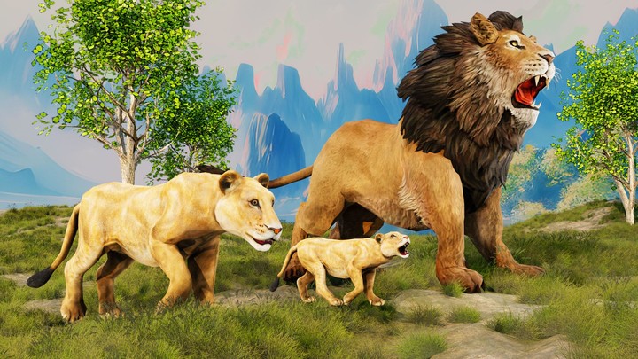 Beast Lion Games: Animal Games screenshot image 2_Popularmodapk.com