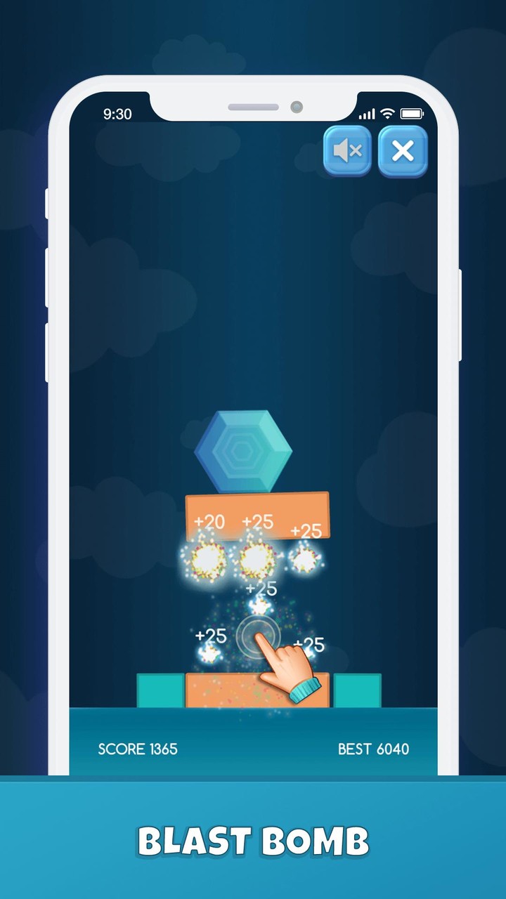 Hexagonal Fall King screenshot image 4_Popularmodapk.com