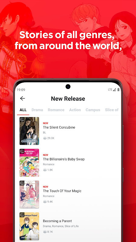 POCKET COMICS: Premium Webtoon screenshot image 5_Popularmodapk.com