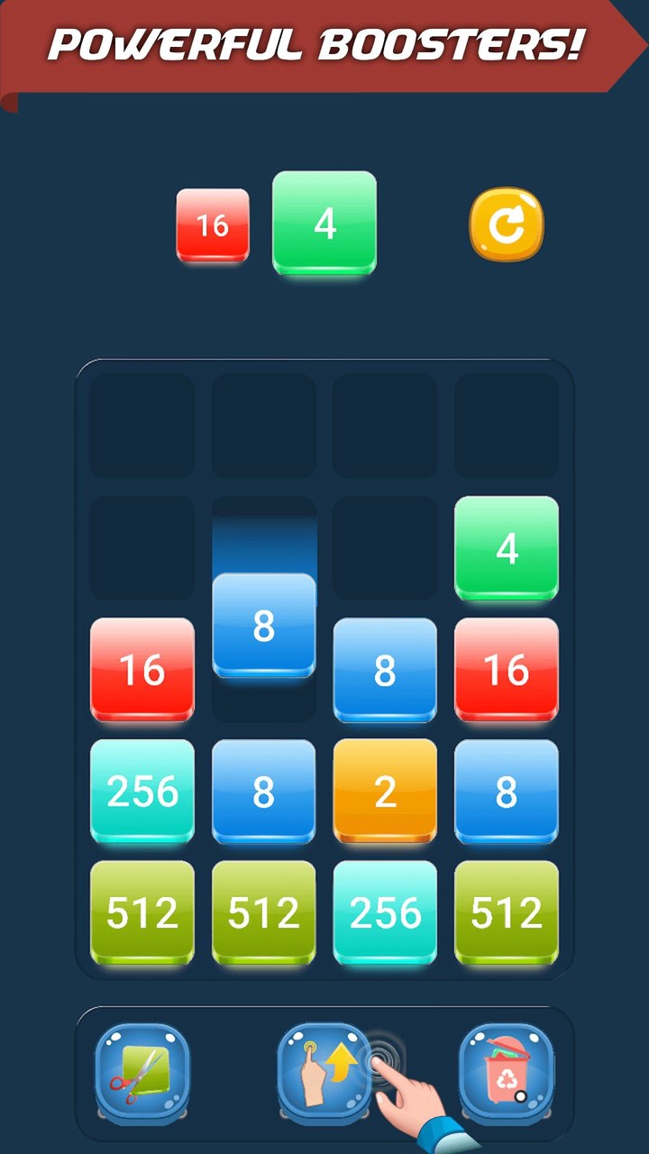 Drop Merge Blocks: 2048 Puzzle screenshot image 5_Popularmodapk.com