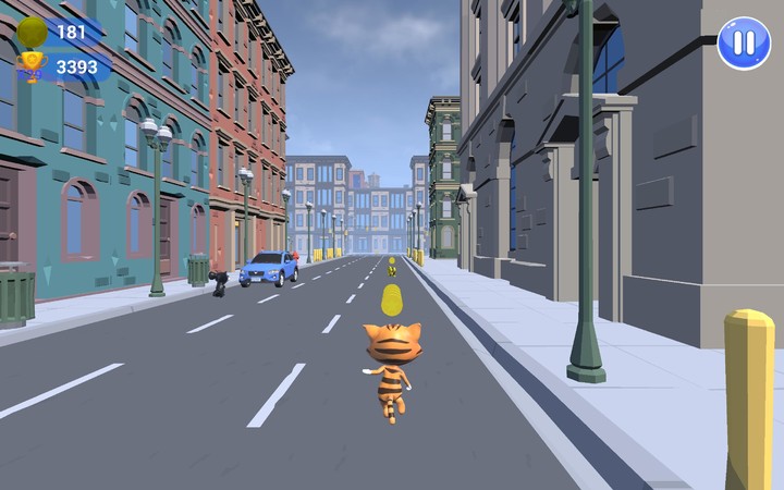 Cat Run - Endless Runner Game screenshot image 15_Popularmodapk.com