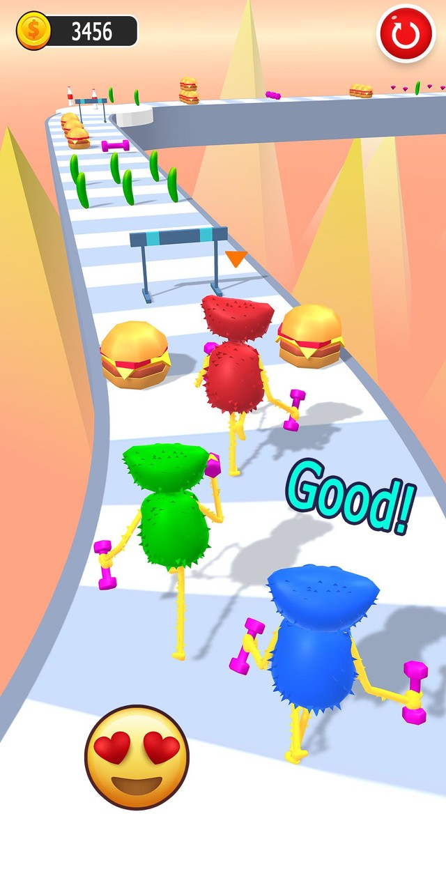 Huggy wuggy body twerk race 2 screenshot image 6_Popularmodapk.com