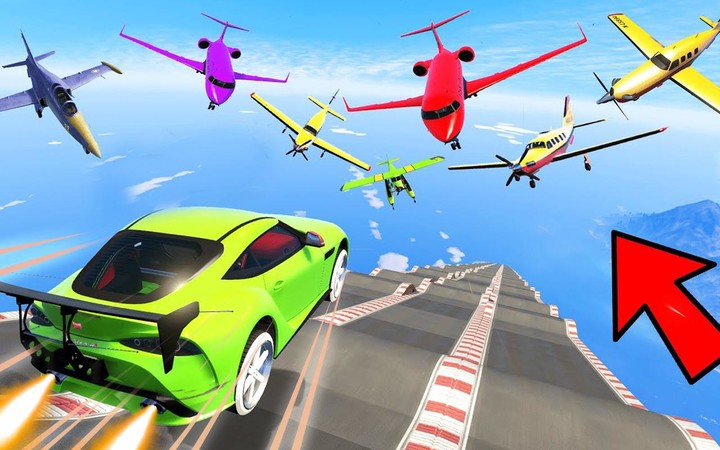 Ramp Car Jump  Stunts screenshot image 3_Popularmodapk.com