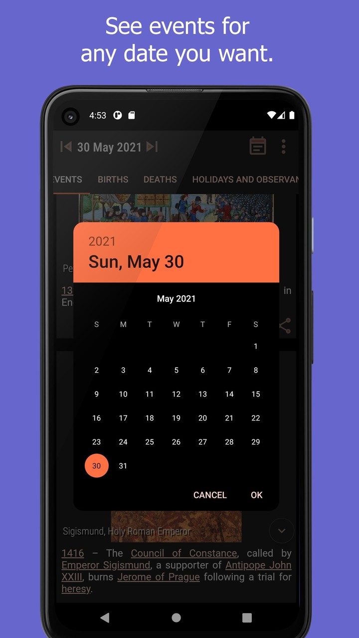 Today in History: what happened today in history? screenshot image 4_Popularmodapk.com