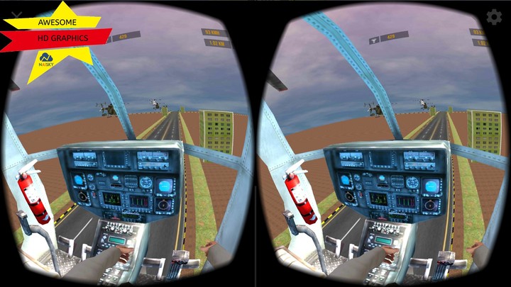 VR City Helicopter Racer screenshot image 4_Popularmodapk.com