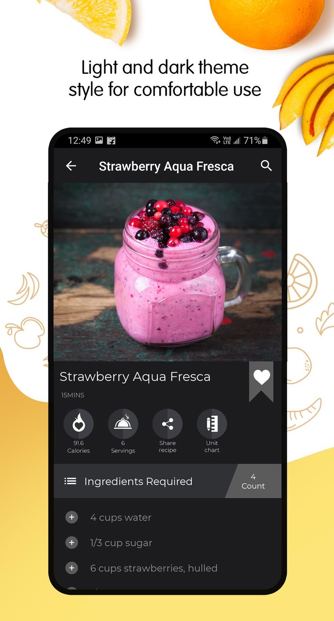 Smoothie Recipes screenshot image 5_Popularmodapk.com