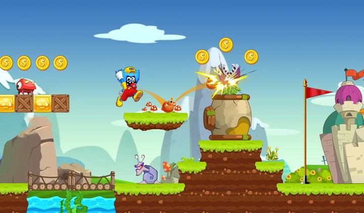 Wuggy Adventure Super Bros Run screenshot image 1_Popularmodapk.com