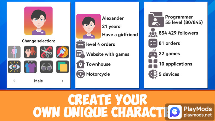 Dev Life Simulator<span>(Unlimited money)</span> screenshot image 1_Popularmodapk.com