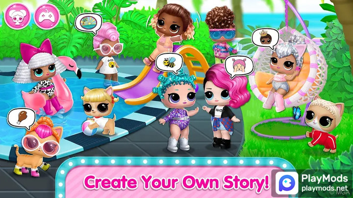 l.o.l. surprise! disco house – collect cute dolls<span>(Unlimited Diamond)</span> screenshot image 2_Popularmodapk.com