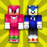 Skin Sonic  for Minecraft1.1_Popularmodapk.com