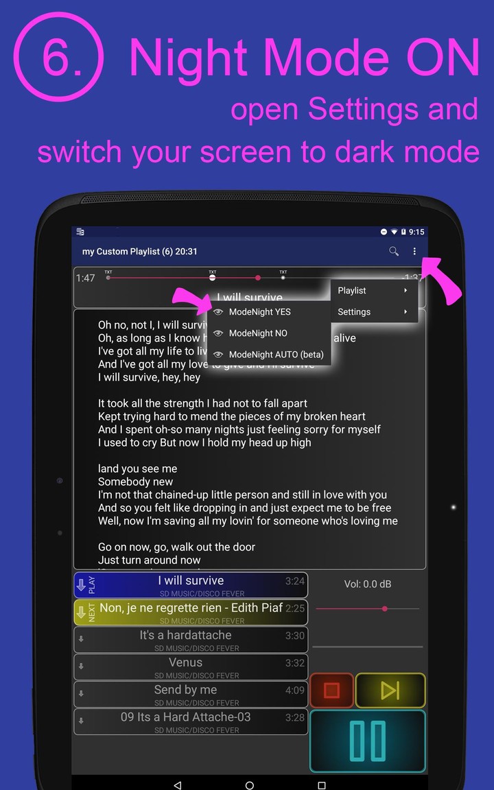 Backing Track Player DEMO screenshot image 15_Popularmodapk.com