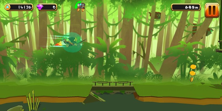 Cube Samurai: Run Squared - Ru screenshot image 3_Popularmodapk.com