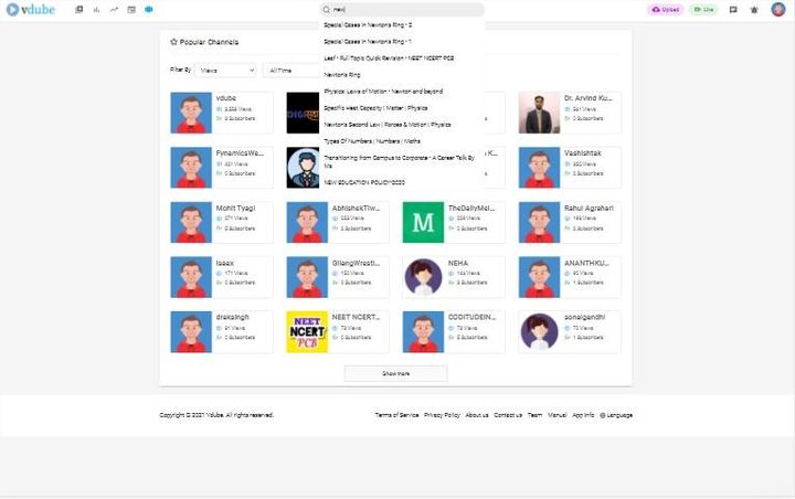 Vdube -Upload Video, Music, Stream, Go Live, Share screenshot image 22_Popularmodapk.com