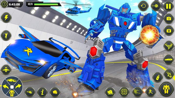 Muscle Car Robot Car Game screenshot image 3_Popularmodapk.com