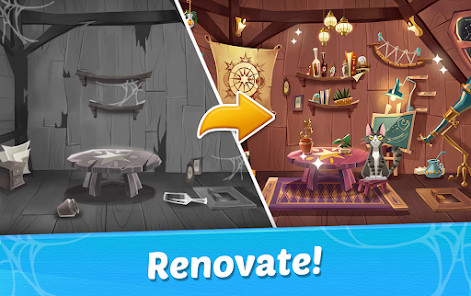 Witch & Cats - Match 3 Puzzle<span>(Unlimited Currency)</span> screenshot image 12_Popularmodapk.com