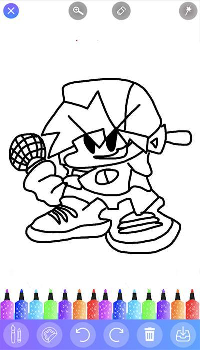 Coloring Friday Night Fun Book screenshot image 1_Popularmodapk.com