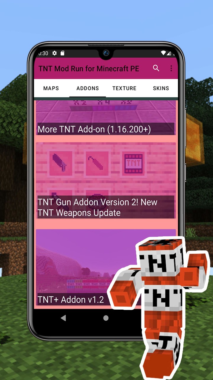 TNT Mod Run for Minecraft PE screenshot image 3_Popularmodapk.com