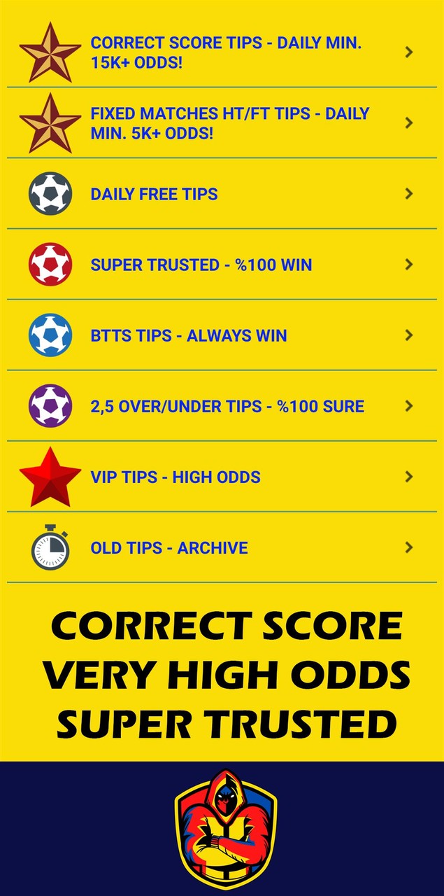 Correct Score Betting Tips screenshot image 17_Popularmodapk.com