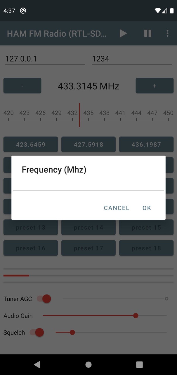 HAM FM Radio (RTL-SDR) screenshot image 22_Popularmodapk.com