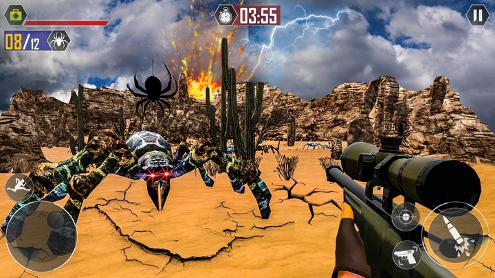 Spider Hunter Assassin Game screenshot image 3_Popularmodapk.com